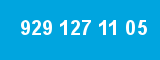 929 127 11 05